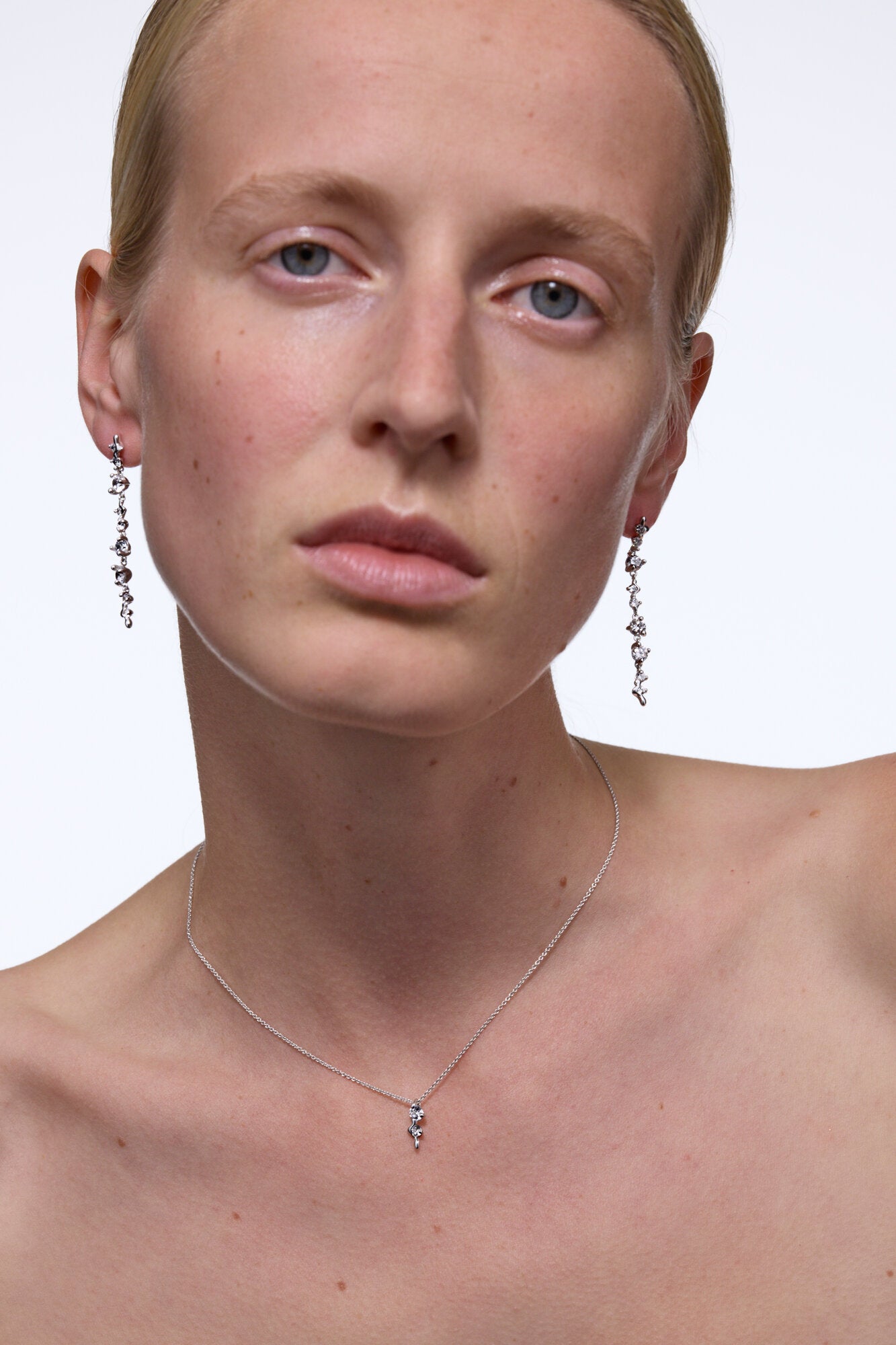 Arctic hængeørering, Large - sølv